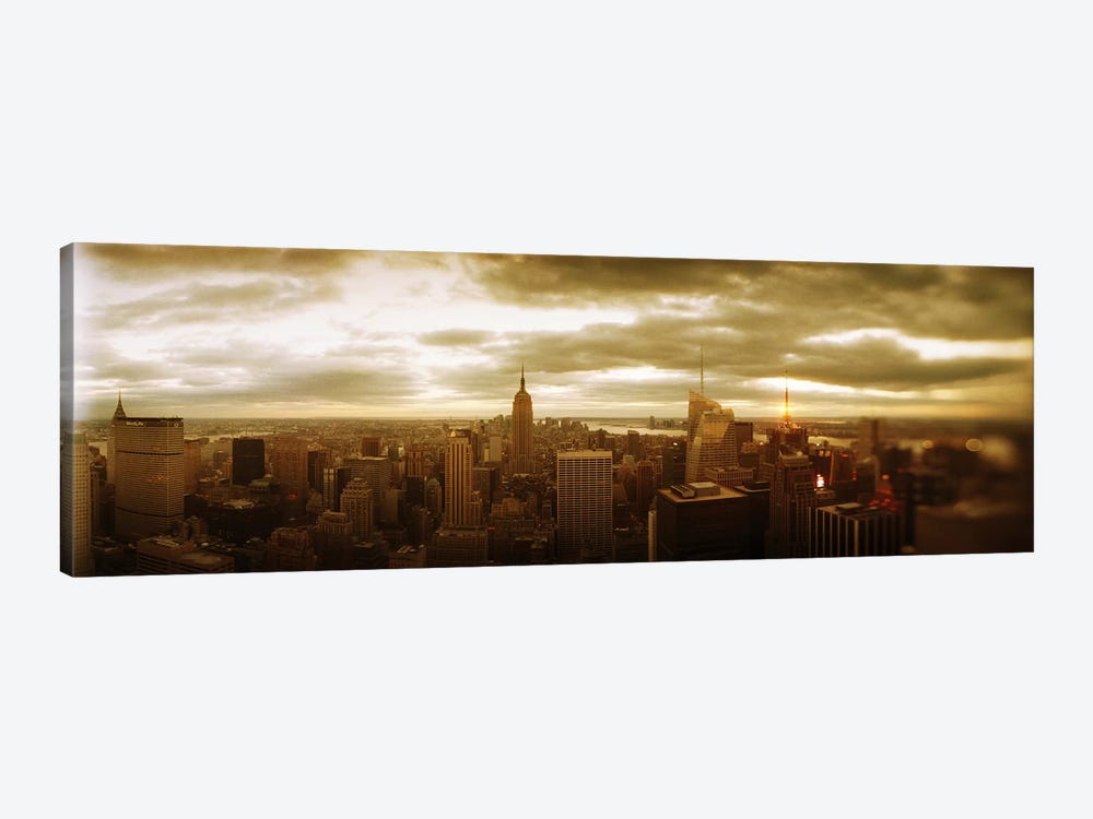 Buildings in a city, Manhattan, New York City, New York State, USA #2 by Panoramic Images 1-piece Canvas Artwork