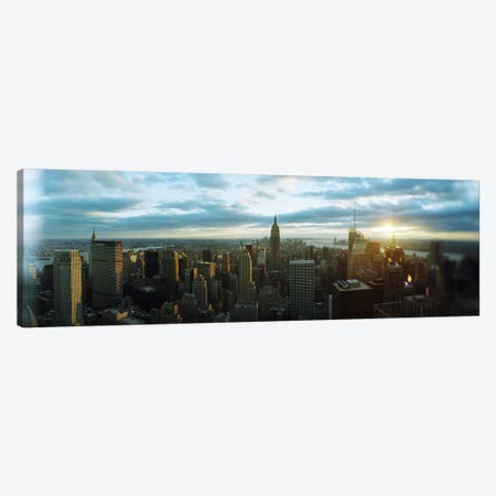Buildings in a city, Empire State Building, Manhattan, New York City, New York State, USA 2011 Canvas Print #PIM8992} by Panoramic Images Art Print