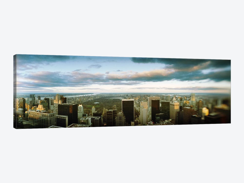 Buildings in a city, Empire State Building, Manhattan, New York City, New York State, USA by Panoramic Images 1-piece Canvas Art Print