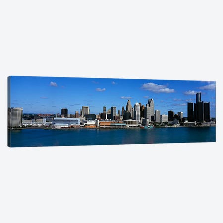 USAMichigan, Detroit Canvas Print #PIM89} by Panoramic Images Canvas Wall Art