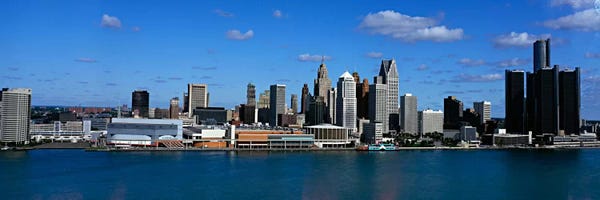 Michigan: USAMichigan, Detroit by Panoramic Images