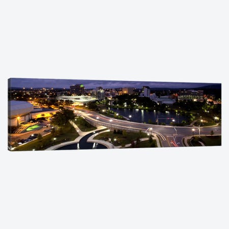 High angle view of a city, Big Spring Park, Huntsville, Madison County, Alabama, USA Canvas Print #PIM9000} by Panoramic Images Canvas Art