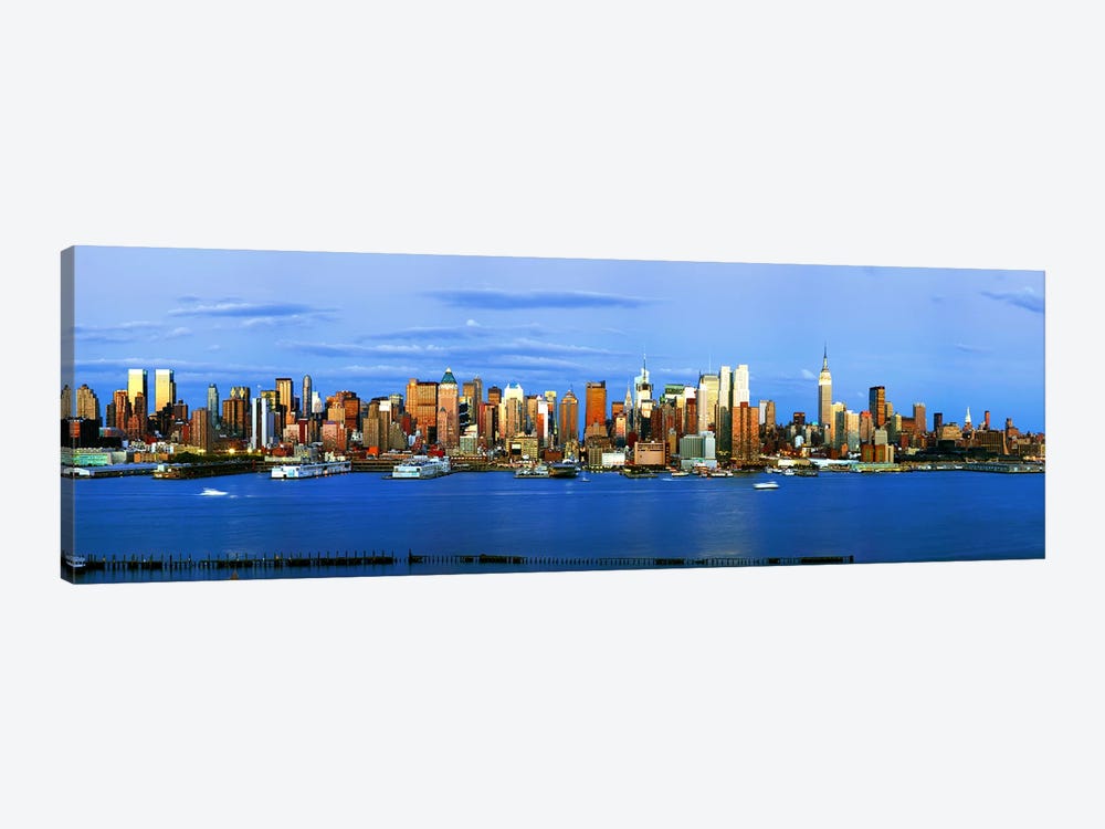 Skyscrapers in a city, Manhattan, New York City, New York State, USA #2 by Panoramic Images 1-piece Canvas Wall Art