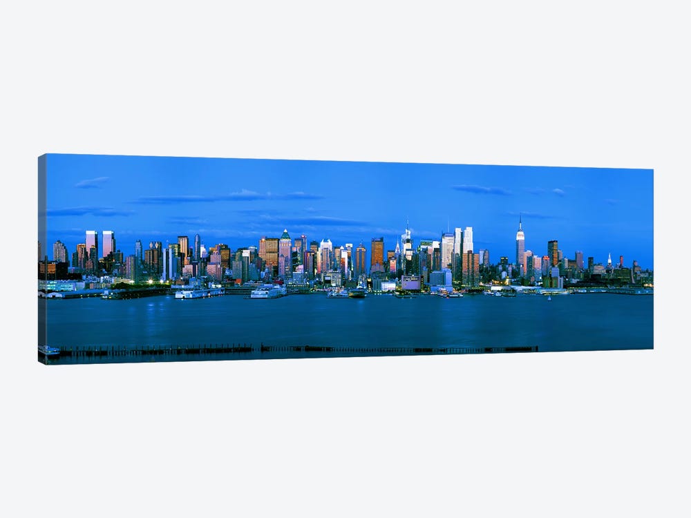 Skyscrapers in a city, Manhattan, New York City, New York State, USA #3 by Panoramic Images 1-piece Canvas Wall Art