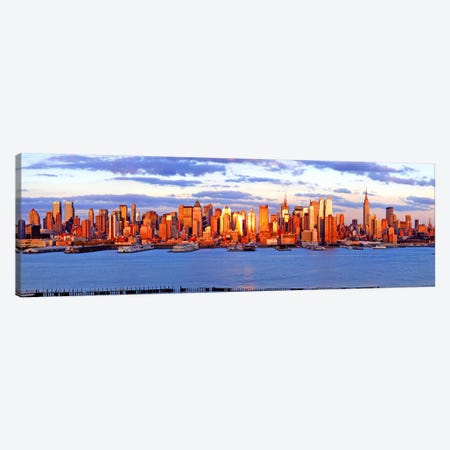 Skyscrapers in a city, Manhattan, New York City, New York State, USA #4 Canvas Print #PIM9004} by Panoramic Images Canvas Art Print