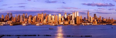 Skyscrapers in a city, Manhattan, New York City, New York State, USA #5 by Panoramic Images canvas print