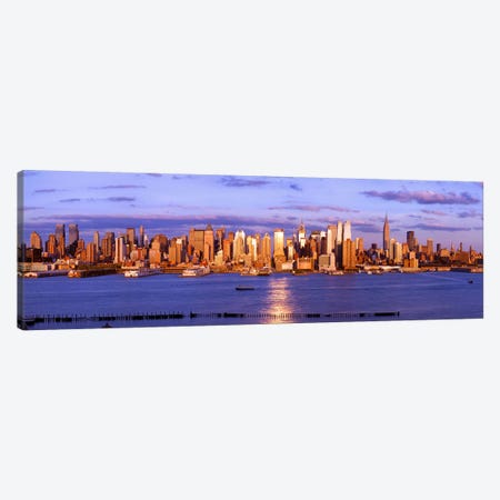 Skyscrapers in a city, Manhattan, New York City, New York State, USA #5 Canvas Print #PIM9005} by Panoramic Images Canvas Print