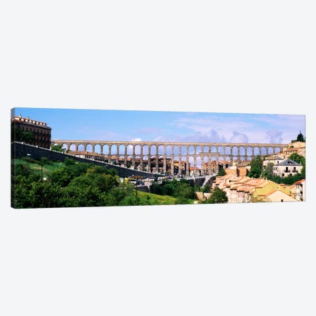 Aqueduct Of Segovia, Castile and Leon, Spain Canvas Print #PIM900} by Panoramic Images Canvas Art Print