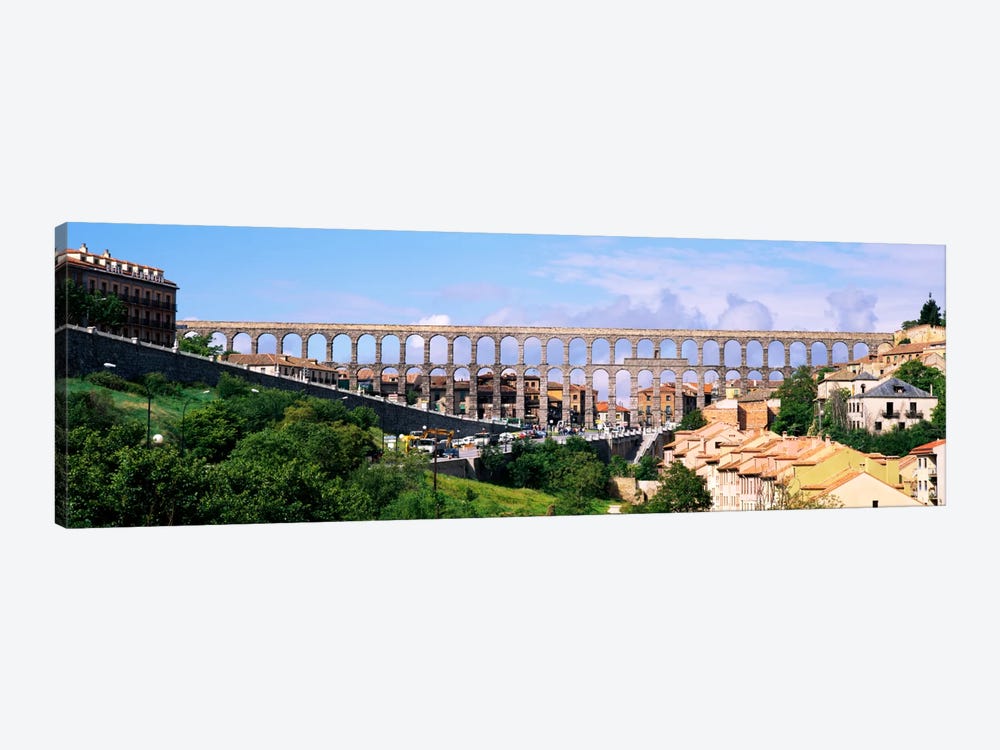 Aqueduct Of Segovia, Castile and Leon, Spain by Panoramic Images 1-piece Canvas Artwork