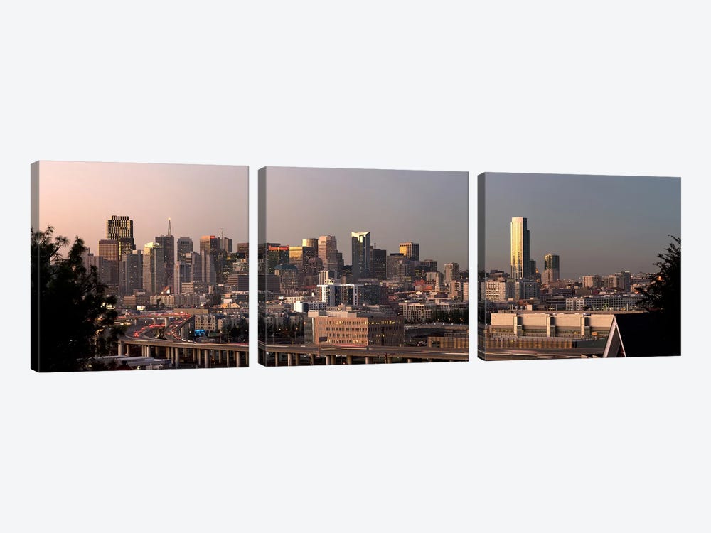 Buildings in a city, San Francisco, California, USA 2010 by Panoramic Images 3-piece Art Print