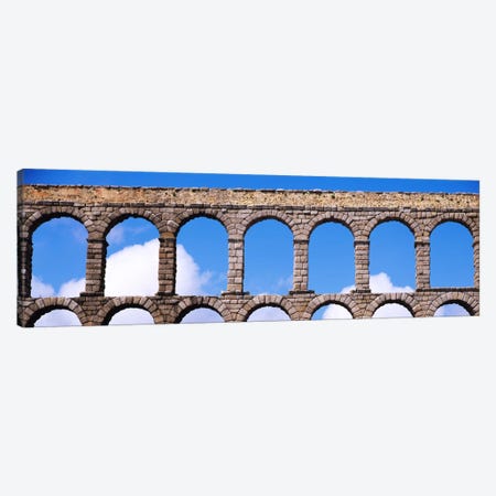 Roman Aqueduct, Segovia, Spain Canvas Print #PIM901} by Panoramic Images Canvas Art Print