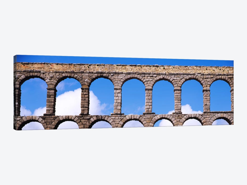 Roman Aqueduct, Segovia, Spain by Panoramic Images 1-piece Canvas Print