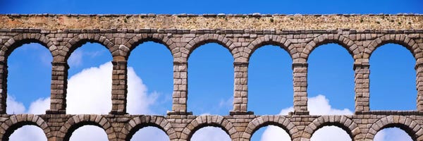 Masonry: Roman Aqueduct, Segovia, Spain by Panoramic Images