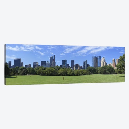 Park with skyscrapers in the backgroundSheep Meadow, Central Park, Manhattan, New York City, New York State, USA Canvas Print #PIM9022} by Panoramic Images Canvas Artwork