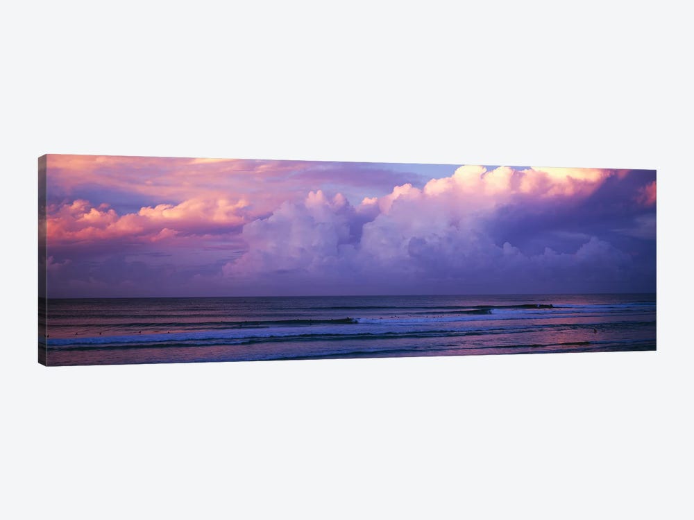 Clouds over the sea at sunset by Panoramic Images 1-piece Canvas Wall Art