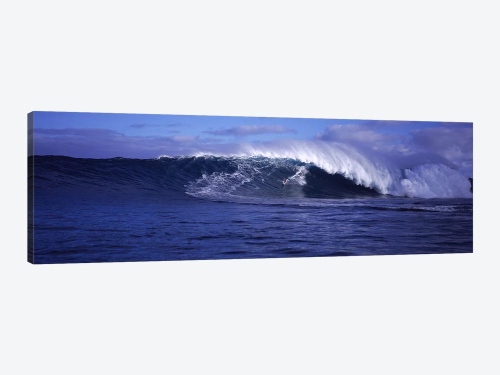 Surfer in the oceanMaui, Hawaii, USA by Panoramic Images 1-piece Canvas Artwork