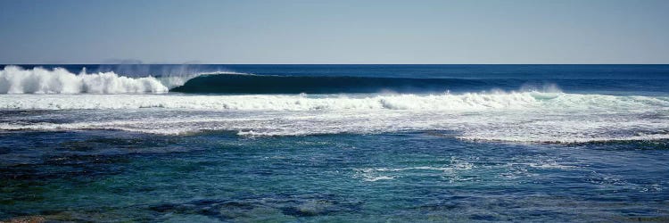 Wave splashing in the sea by Panoramic Images wall art