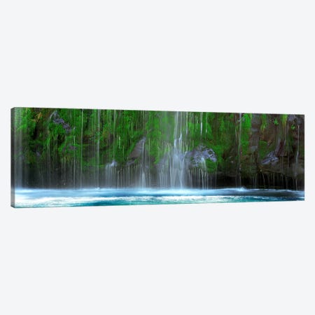 Waterfall in a forestMossbrae Falls, Sacramento River, Dunsmuir, Siskiyou County, California, USA Canvas Print #PIM9052} by Panoramic Images Art Print