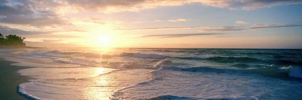 Ocean Sunrises & Sunsets: Sunset over the sea by Panoramic Images