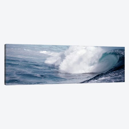 Waves splashing in the sea Canvas Print #PIM9060} by Panoramic Images Canvas Wall Art