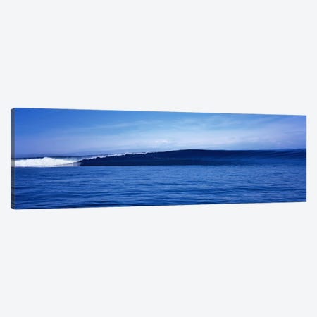 Waves splashing in the sea Canvas Print #PIM9061} by Panoramic Images Canvas Wall Art