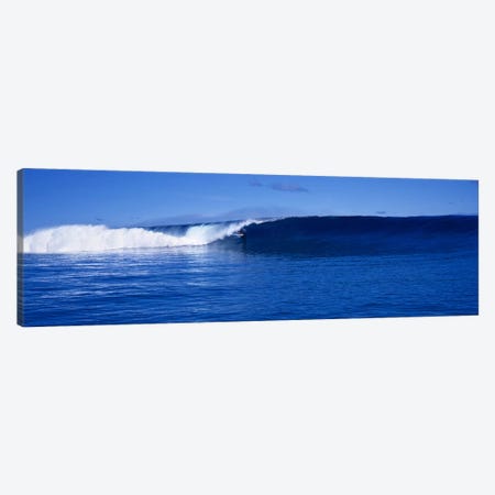 Waves splashing in the sea Canvas Print #PIM9063} by Panoramic Images Canvas Art