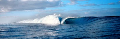 Waves splashing in the sea by Panoramic Images canvas print
