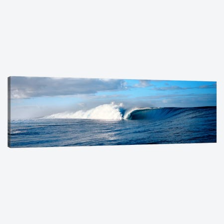 Waves splashing in the sea Canvas Print #PIM9076} by Panoramic Images Canvas Art
