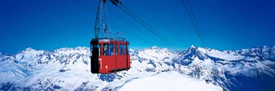 Cable Car Andermatt Switzerland by Panoramic Images multi panel art