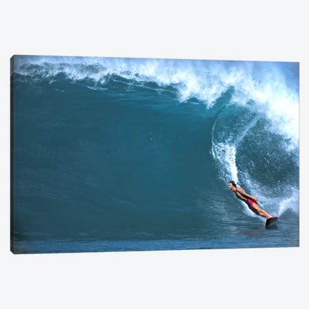 Man surfing in the sea Canvas Print #PIM9113} by Panoramic Images Canvas Artwork