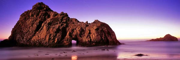 Big Sur: Rock formations on the beach, Pfeiffer Beach, Big Sur, California, USA by Panoramic Images