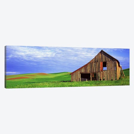 Dilapidated barn in a farm, Palouse, Whitman County, Washington State, USA Canvas Print #PIM9127} by Panoramic Images Canvas Wall Art