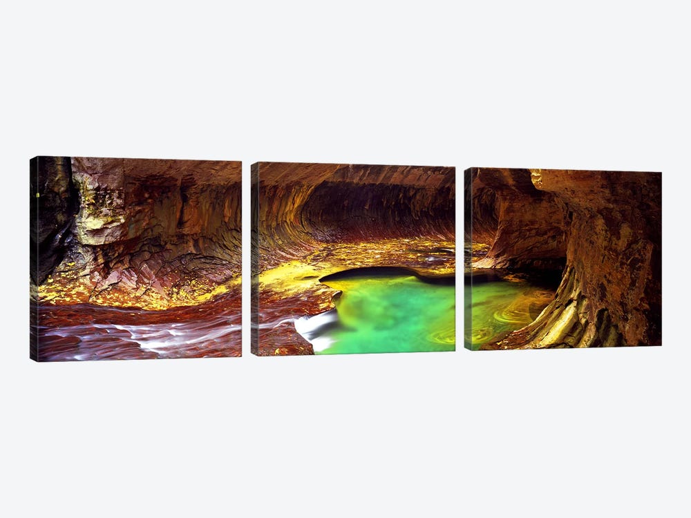 The Subway, Zion National Park, Utah, USA by Panoramic Images 3-piece Canvas Artwork