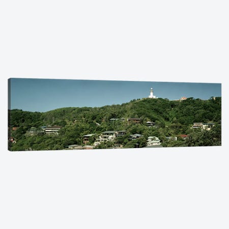 Lighthouse on a hill Canvas Print #PIM9135} by Panoramic Images Art Print