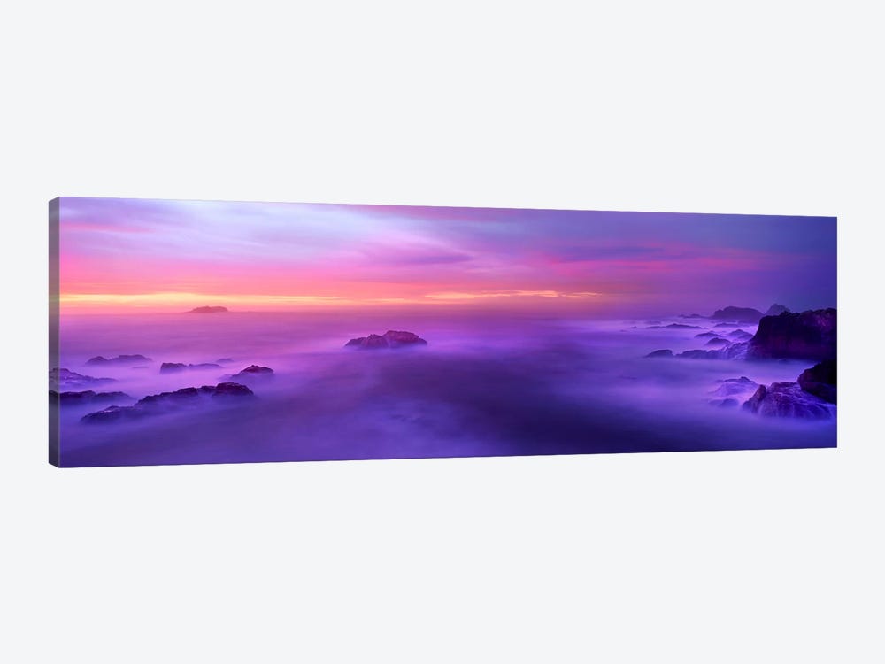 Fog reflected in the sea at sunset by Panoramic Images 1-piece Art Print