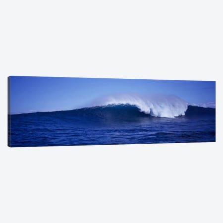 Waves splashing in the sea Canvas Print #PIM9152} by Panoramic Images Canvas Wall Art