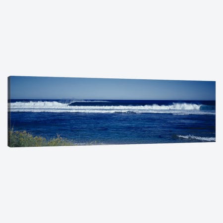Waves in the sea Canvas Print #PIM9153} by Panoramic Images Canvas Artwork