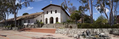 Facade of a church, Mission San Luis Obispo, San Luis Obispo, San Luis Obispo County, California, USA by Panoramic Images multi panel art