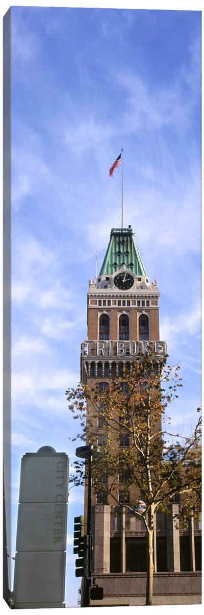 Low angle view of an office building, Tribune Tower, Oakland, Alameda County, California, USA Canvas Art Print - Other