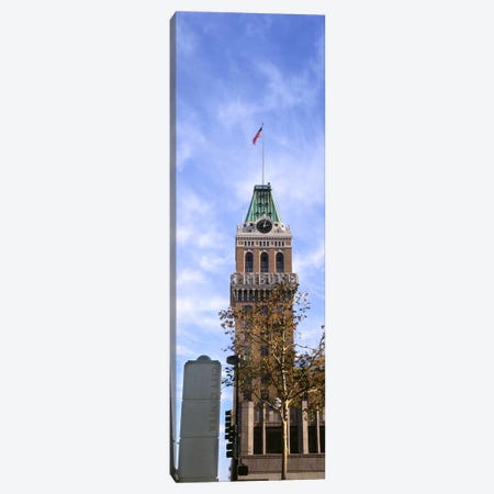 Low angle view of an office building, Tribune Tower, Oakland, Alameda County, California, USA Canvas Print #PIM9159} by Panoramic Images Canvas Artwork