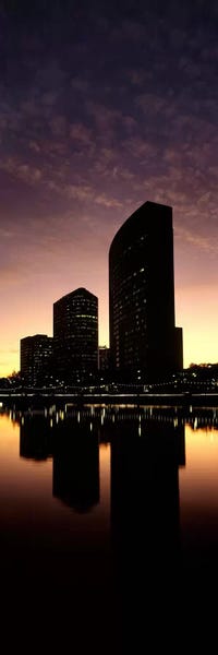 Oakland: Buildings at the waterfront, Lake Merritt, Oakland, Alameda County, California, USA by Panoramic Images
