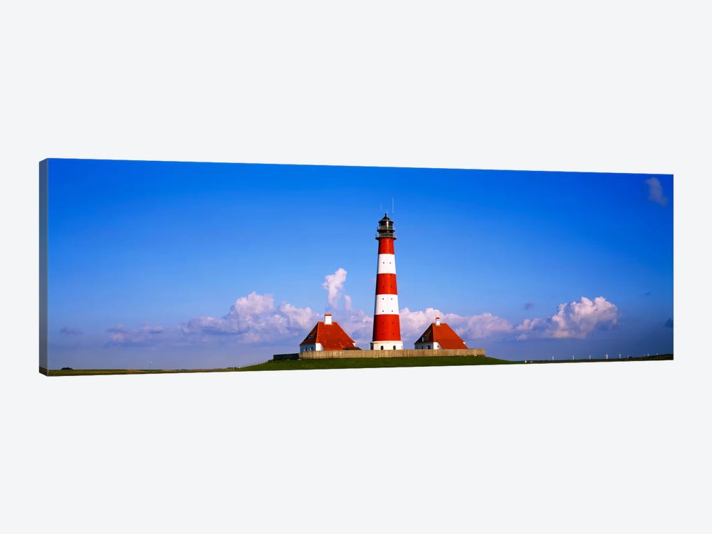 Westerheversand Lighthouse, Nordfriesland, Schleswig-Holstein, Germany by Panoramic Images 1-piece Canvas Artwork