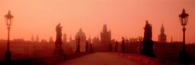 Daybreak Karluvmost Praha Czech Republic by Panoramic Images canvas print