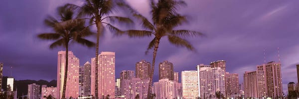 Honolulu: Buildings in a city, Honolulu, Oahu, Honolulu County, Hawaii, USA 2010 by Panoramic Images