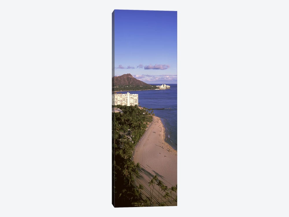 Buildings at the waterfront, Honolulu, Oahu, Honolulu County, Hawaii, USA #3 by Panoramic Images 1-piece Canvas Art