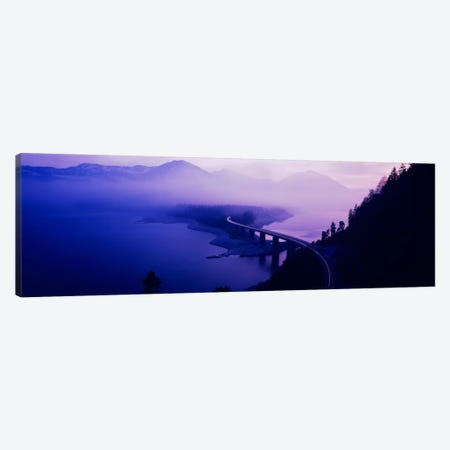 Twilight road Germany Canvas Print #PIM919} by Panoramic Images Canvas Art