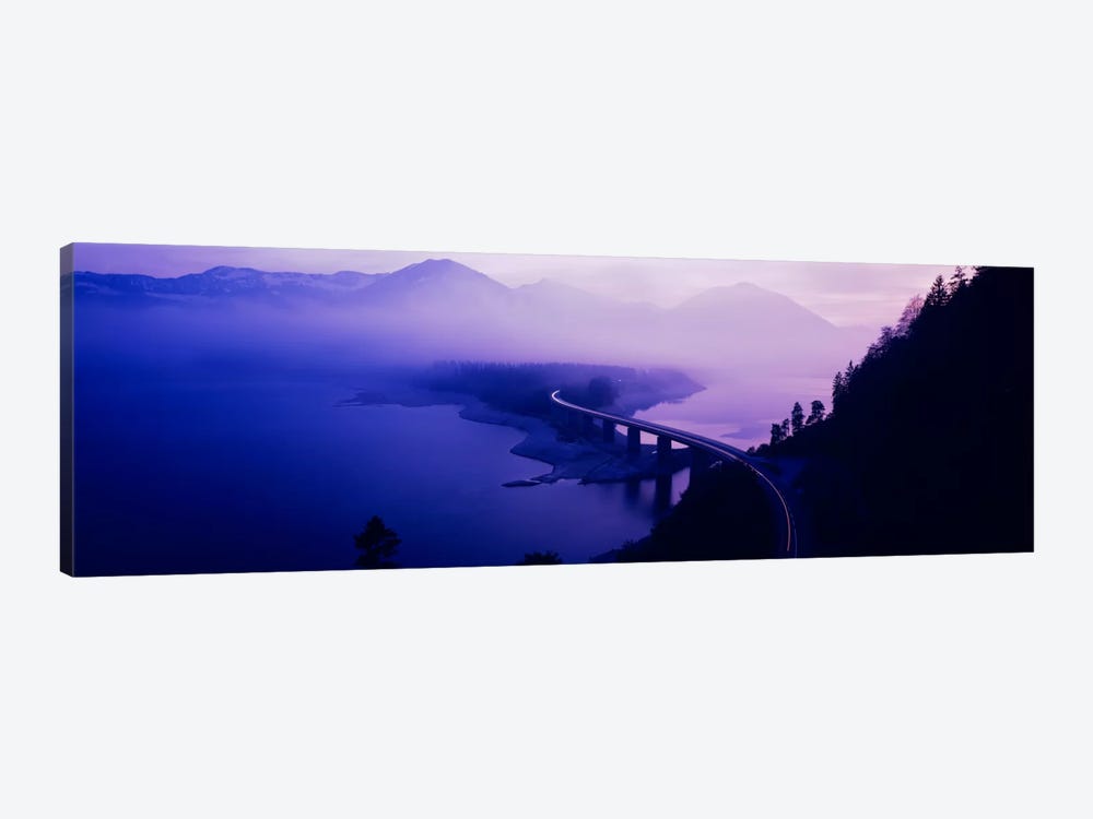 Twilight road Germany by Panoramic Images 1-piece Canvas Wall Art
