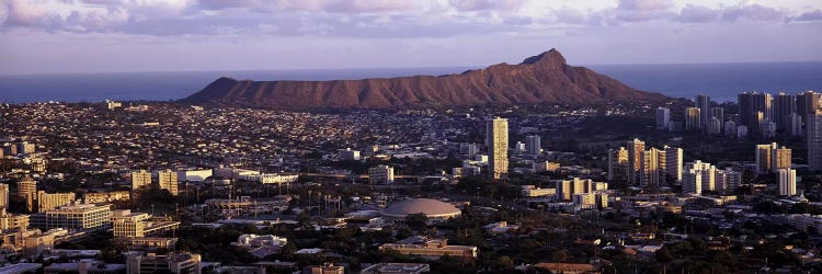 High angle view of a cityHonolulu, Oahu, Honolulu County, Hawaii, USA