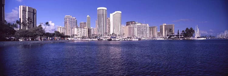 Skyscrapers at the waterfront, Honolulu, Hawaii, USA