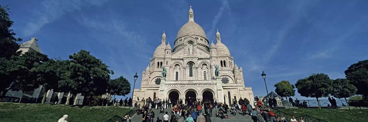 Crowd at a basilica, Basilique Du Sacre Coeur, Montmartre, Paris, Ile-de-France, France by Panoramic Images wall art